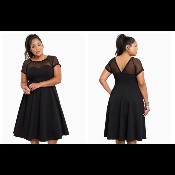torrid Dresses & Skirts - Torrid Retro Chic Mesh Illusion Swing Dress firm🥳